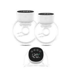 Portable Double Wearable Breast Pump Manufacturer - OEM 2024 Rechargeable 4 Modes 9 Levels