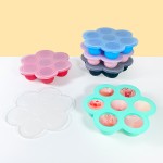 Reusable Silicone Molds Manufacturer - OEM 7 Cavity Egg Bites Baby Food Storage Container