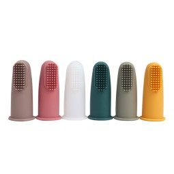 Baby Toothbrush Supplier - OEM High Quality Food Grade Silicone with Tongue Brush Cover