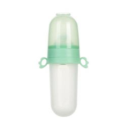 Silicone Baby Feeder Manufacturer - OEM Squeeze Feeding Fruit Drinks with Dispensing Spoon