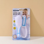 Baby Hair Brush and Comb Set Supplier - Factory Wholesale Dual Color Bathing Grooming Kit