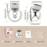 Intelligent Double Electric Breast Pump Supplier - OEM Rechargeable Hands Free Wireless Pump