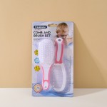 Baby Hair Brush and Comb Set Supplier - Factory Wholesale Dual Color Bathing Grooming Kit