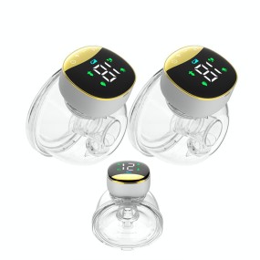 Intelligent Double Electric Breast Pump Supplier - OEM Rechargeable Hands Free Wireless Pump