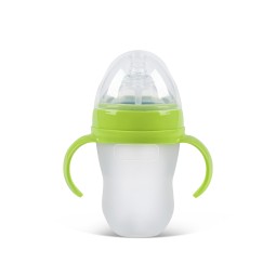 Silicone Baby Bottle Manufacturer - OEM Green Pink 5 Oz 8 Oz Bpa Free Refrigerator Safe