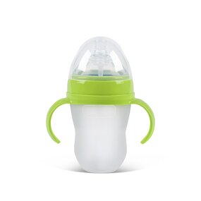 Silicone Baby Bottle Manufacturer - OEM Green Pink 5 Oz 8 Oz Bpa Free Refrigerator Safe