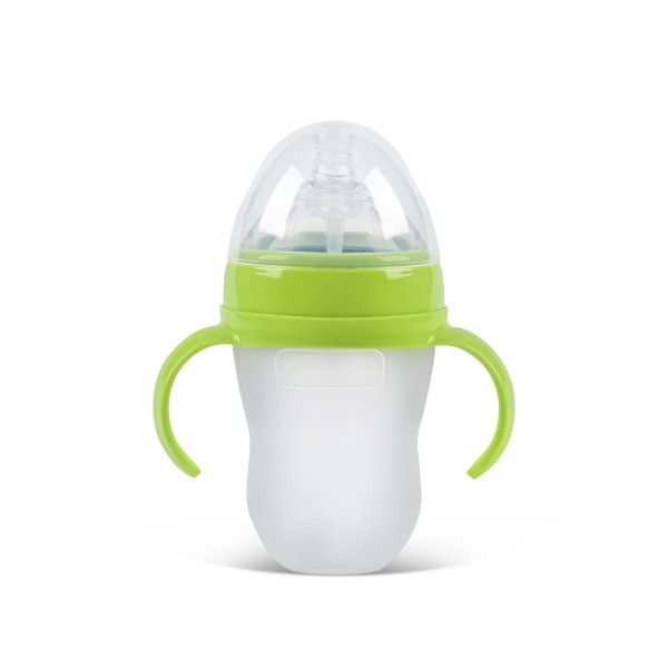 Silicone Baby Bottle Manufacturer - OEM Green Pink 5 Oz 8 Oz Bpa Free Refrigerator Safe
