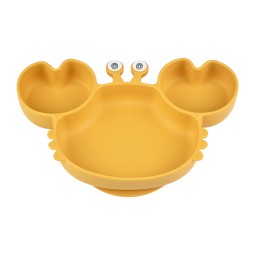 Food Grade Silicone Feeding Set Supplier - OEM Eco Friendly Divided Plate with Suction