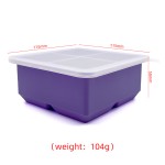 4 Grid Ice Sculpture Molds Manufacturer - High Quality BPA Free Reusable Silicone with Lid