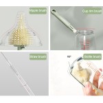 Travel Baby Brush Set Manufacturer - OEM Extendable Silicone Nipple Brush with Drying Rack