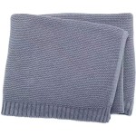 Blanket - 100% Cotton Knitted Plain