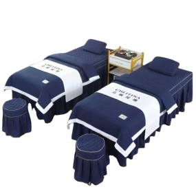 Bed Cover Set - 4 Piece Spa Salon