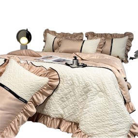 Quilt Set - Summer Cooling Washed Silk