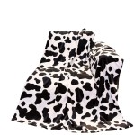 Blanket - Cow Print Flannel Portable