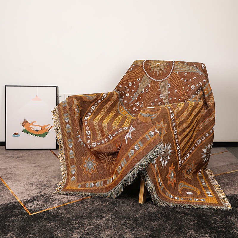 Sofa Blanket - Bohemian Jacquard