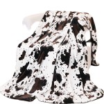 Blanket - Cow Print Flannel Portable
