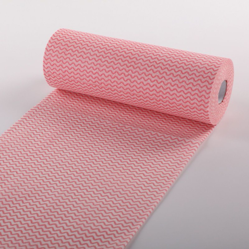 Kitchen Cleaning Cloths Manufacturer - Disposable Non Woven High Cleaning Fiber Roll