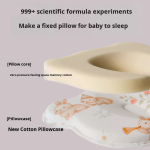 Baby Pillow - Memory Foam Bear Pattern 3D