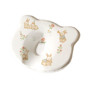 Baby Pillow - Memory Foam Bear Pattern 3D