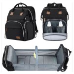 Diaper Bag - Quilted Water Resistant USB