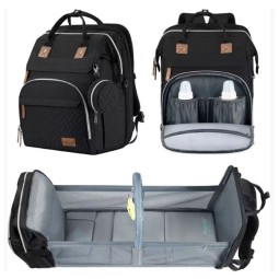 Diaper Bag - Quilted Water Resistant USB