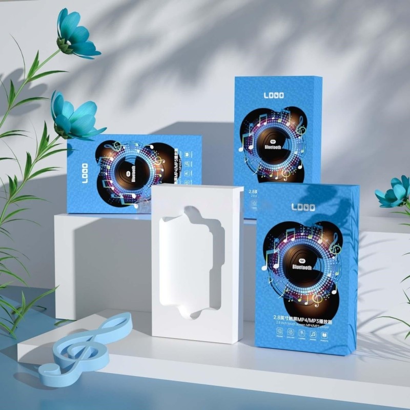 Handmade Paper Boxes for Headphone Headset Audio Cable Microphone MP3 MP4 Radio Flat Headphone Speaker Consumer Electronics