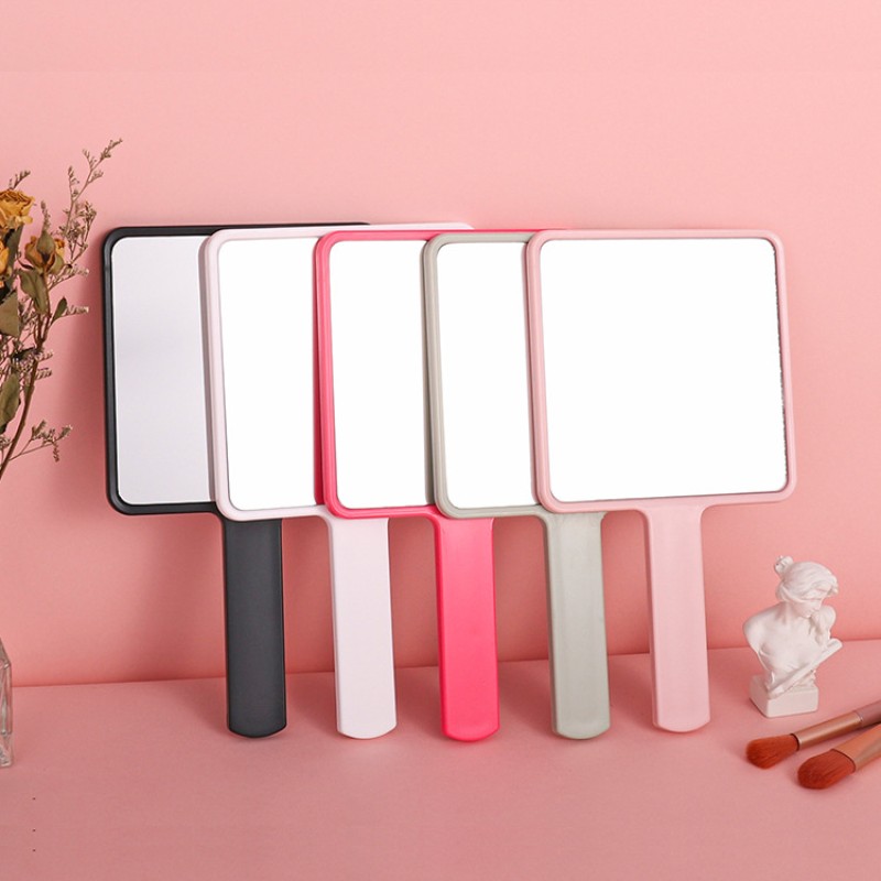 Handheld Makeup Mirror Makeup Vanity Mirror with Handle Hand Mirror for Girls