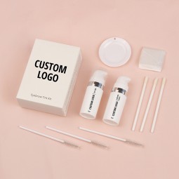 批发自定义标志眉毛私人标签色调5Ml持久防水颜色眉毛色调干燥套件