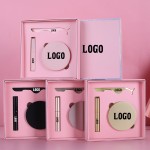 Hard Magnet Half Piece Black Band Lashes Soft Smooth Non-gel Silk Material 3D Magnetic Eyelash Packaging Box with Mirror