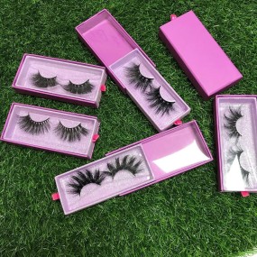 Biodegradable Vegan Eyelashes Biodegradable Material Vegan Organic Strip Lashes 25mm Biodegradable Lash Trays
