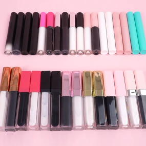 无标签防水睫毛胶胶瓶幸运眼线笔粉红色睫毛胶条睫毛胶自定义标志持久10个