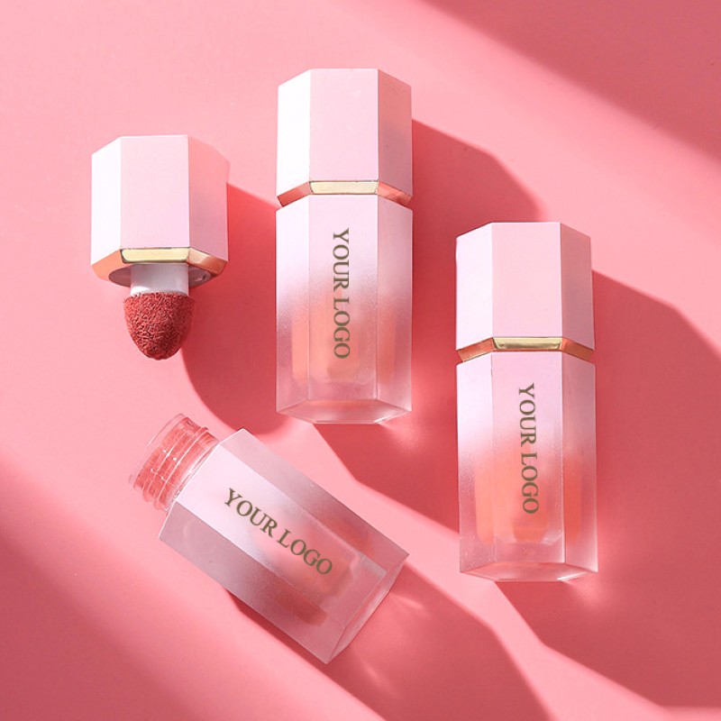 Wholesale Women Cruelty Free Waterproof High Pigment Liquid Blush Vegan Blush