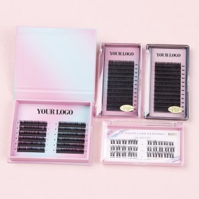 Wholesale Yy Eyelash Extension Premade Volume Fans Eyelash Extension Lash Extension Cluster Lashes