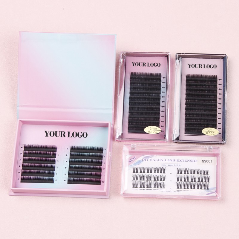 Wholesale Yy Eyelash Extension Premade Volume Fans Eyelash Extension Lash Extension Cluster Lashes