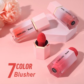 私人品牌化妆液体腮红批发持久素食奶油液体腮红