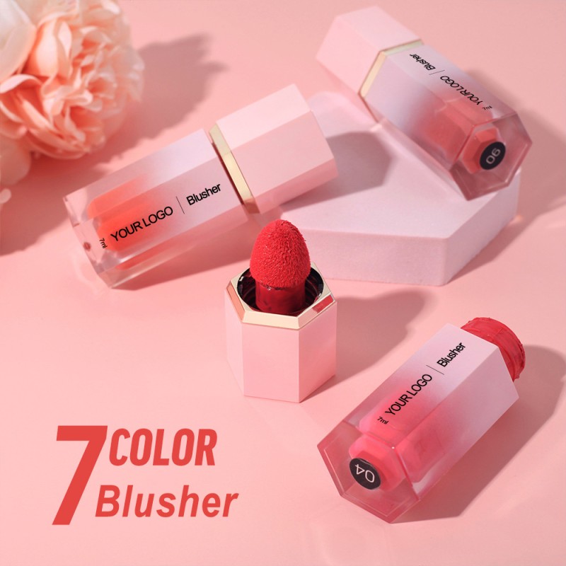 Private Label Makeup Liquid Cheek Blusher Wholesale Long Lasting Vegan Cream Liquid Blush