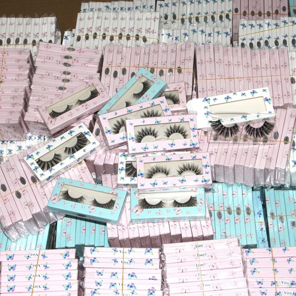 批发私人标签6d人造水貂睫毛具有竞争力的价格