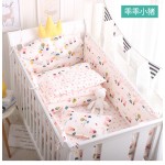 Crib Bedding Set Manufacturer - Cotton Cot Sets 100% Bed Latex Protector 4Pcs