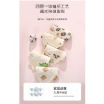 Baby Hand Towel Manufacturer - Base Print Pure Layers Absorbent Burping Mini Coral