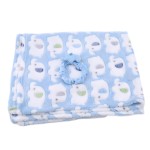 Swaddle Blanket Manufacturer - 95x83cm Coral Fleece Print Sublimation Lovey Receiving