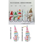 Luminous Snowman Supplier - Christmas Decoration Luminous Colorful Crystal Snowman