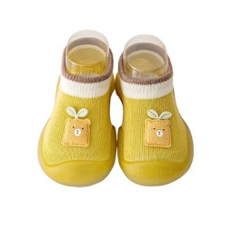 Baby Shoe Socks Manufacturer - Letter Print Trendy High Top Paris Flat Anti slip