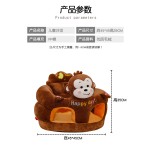 Modern Baby Sofa Manufacturer - OEM Foldable Child Sofa Ultra Polyester Shark Pink