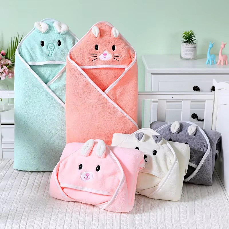 Baby Hooded Towel Supplier - Blanket Hood Swaddle Warm Cotton Sleeping Bag Winter