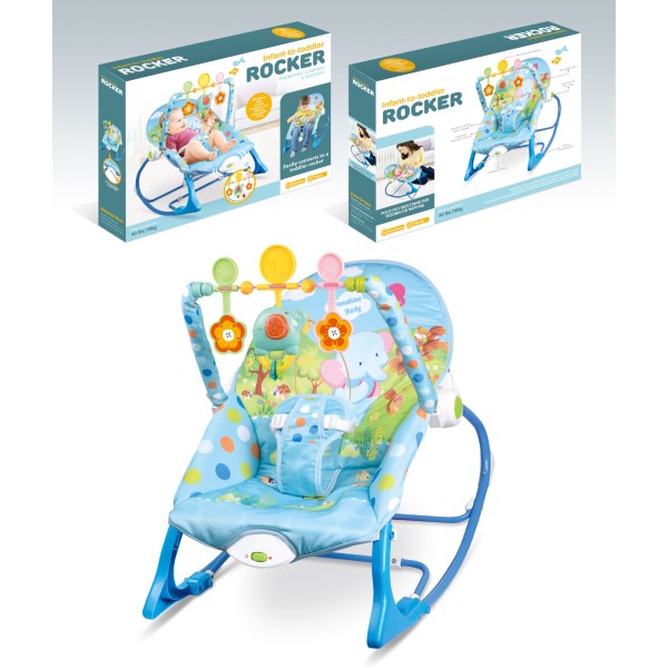 Baby Rocker Chair Manufacturer - Guangdong Color Red Soft Sleeper Design Manual Swing