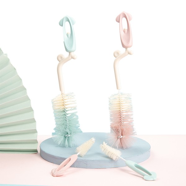 Bottle Brush Cleaner Set Supplier - Household Stainless Steel Plastic Baby Milk Cleaner