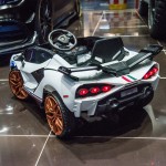 Kids Electric Car Manufacturer - Red Cycle 24V High Safety Girl Cartoon Racing Swing