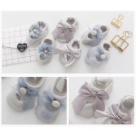 Baby Socks Manufacturer - Big Bow Student Princess Stockings Stretch Solid Color