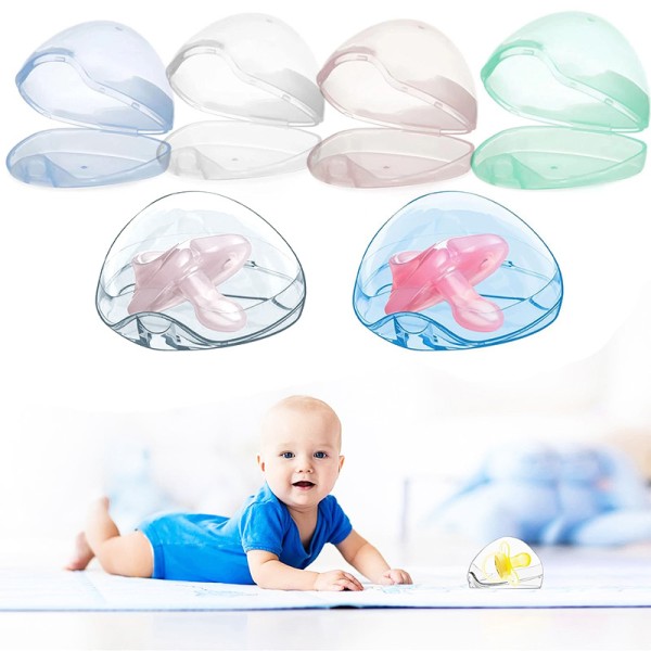 Pacifier Storage Box Manufacturer - Newborn Kids BPA Free Clips Nipples Holder Case