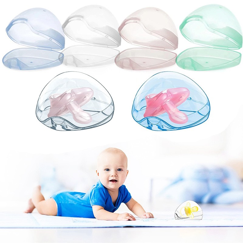 Pacifier Storage Box Manufacturer - Newborn Kids BPA Free Clips Nipples Holder Case